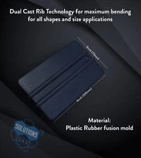 4" Ultra Bend Pro Squeegee Edge Multi Use Scraper Decal / Vinyl Wrapping Tool