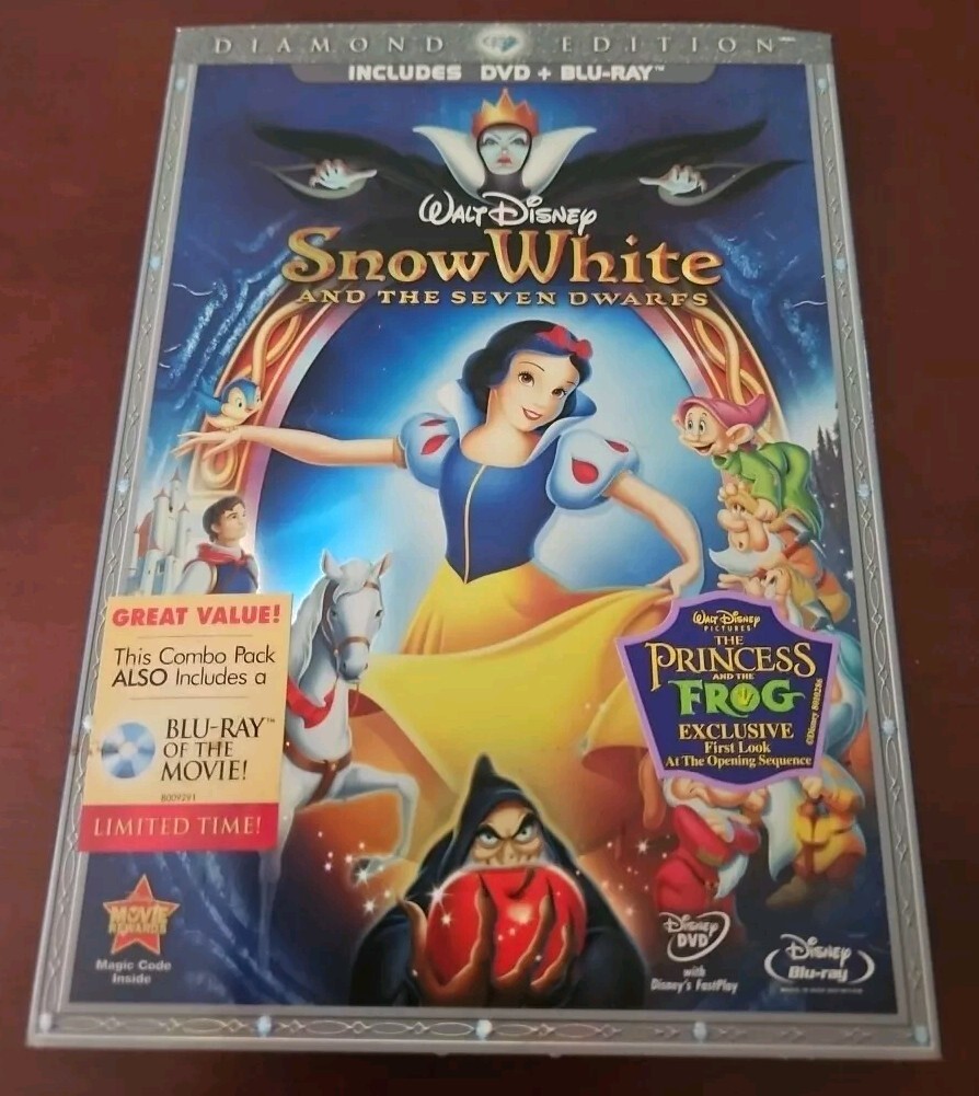 Snow White & The Seven Dwarfs Diamond Edition Blu-Ray Brand