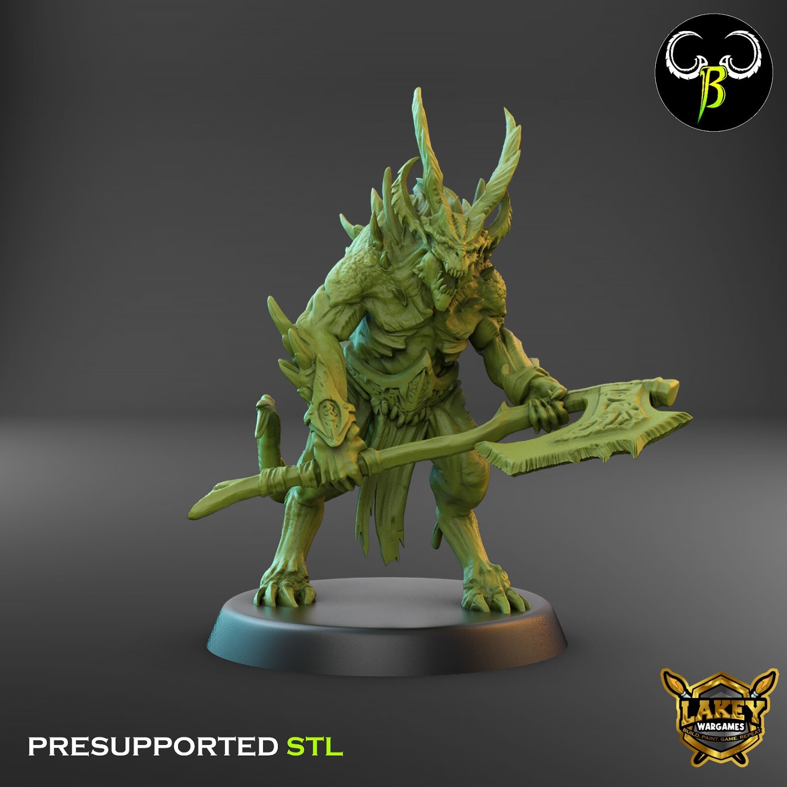 Gore Breakers | Daemon | 3D Printed Miniature | Clay Beast Creation |