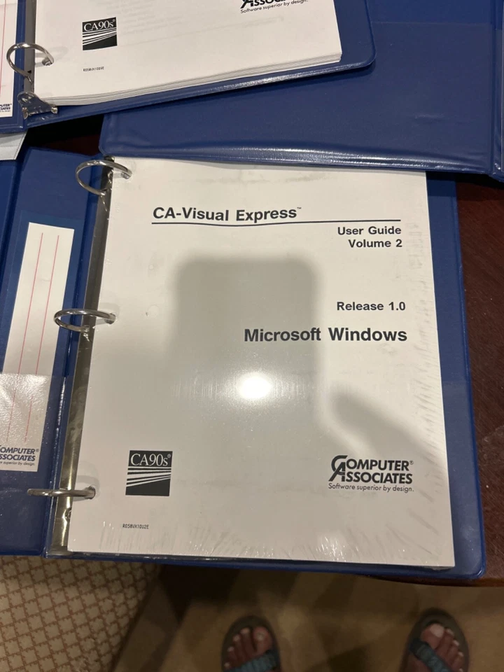 ORGINAL UNUSED USER GUIDES CA-Visual Express 1.0 Never used to create anything. - Image 3 of 3