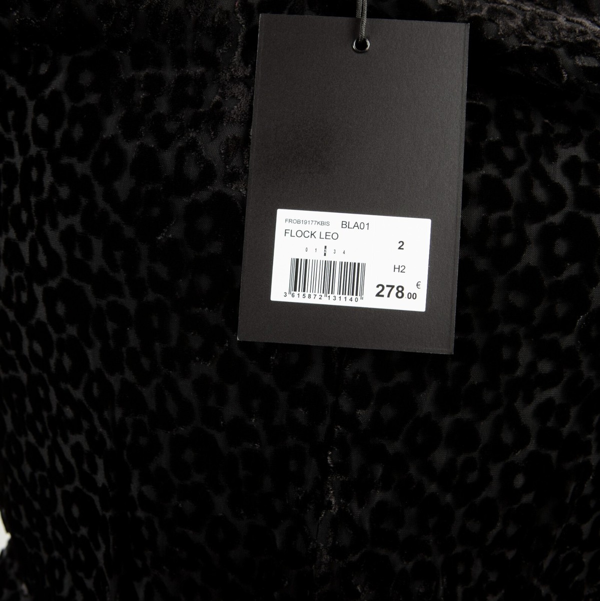 The Kooples Paris, FLOCK LEO, women black dress, MSRP- 278 EURO