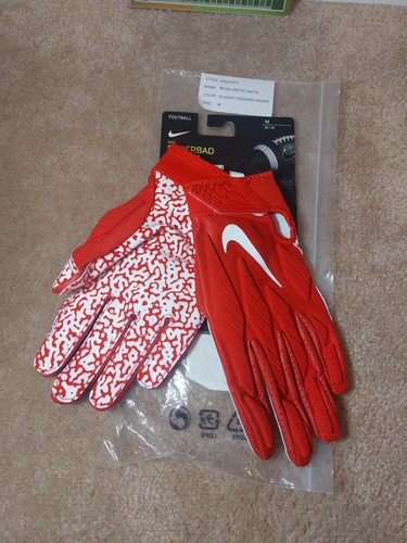NIKE SUPERBAD 5.0 ADULT NFL ISSUED PADDED FOOTBALL GLOVES, NWT, CJ9683 - Picture 10 of 13