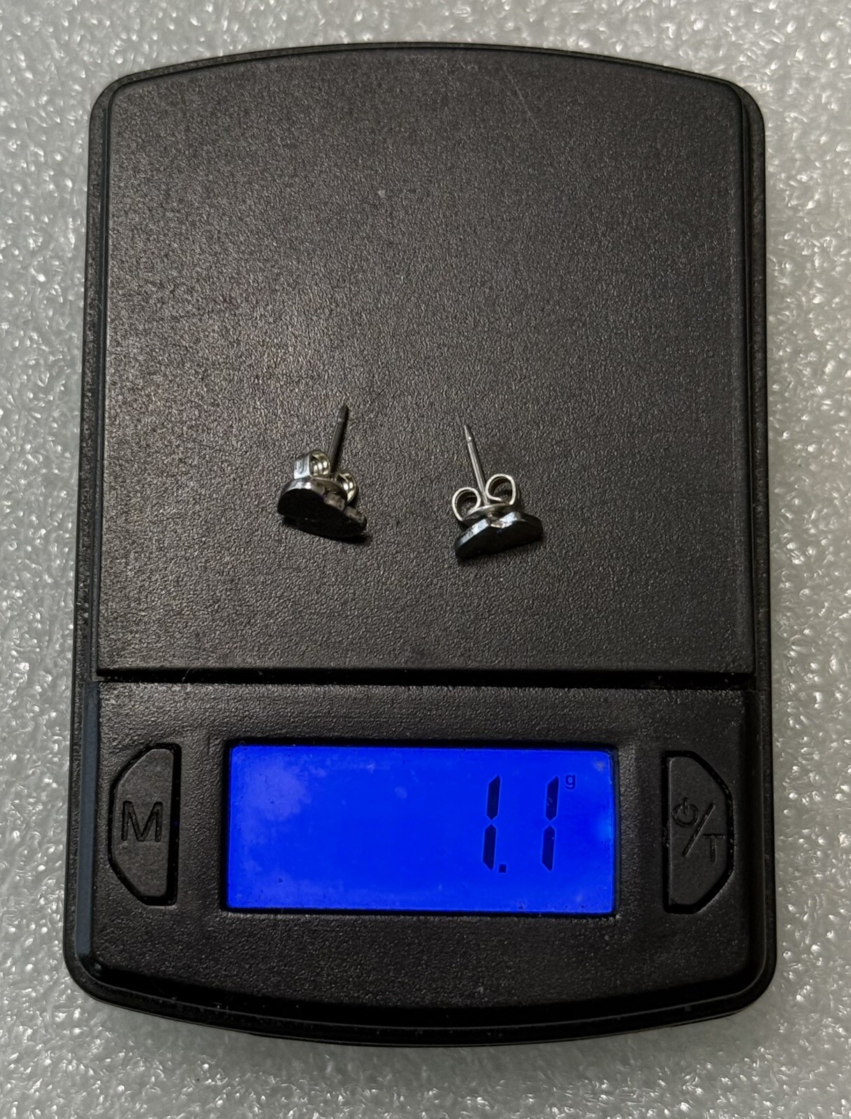 Pretty Sterling Silver Tiny DOUBLE HEART Stud Ear… - image 12