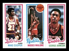 1980 Topps Basketball #43 Cooper Malone Johnson NM/MT *e19