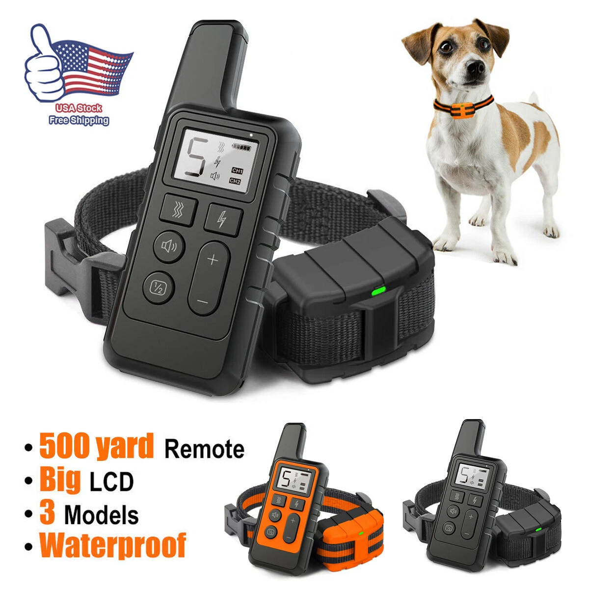 Oture Dog Training Shock Collar With Beep, Vibration And