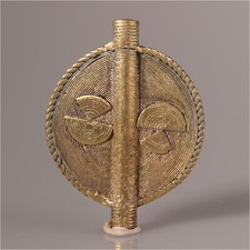 13440 Perline In Bronzo Akan Pendente In Cera Persa Ashanti.