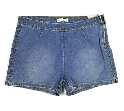 CLOCKHOUSE C&A Womens Stretch Jeans Shorts Crop Pants Pockets Denim Hotpants 42
