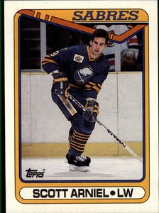 1990 Topps Hockey Scott Arniel #324