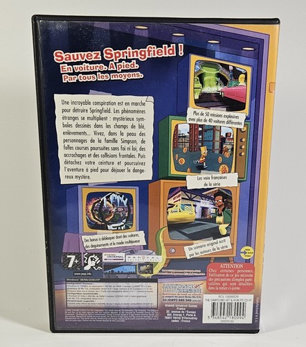 The Simpsons Hit and Run FRENCH Version PC Game Sierra 2003 Complete! - Picture 5 of 5
