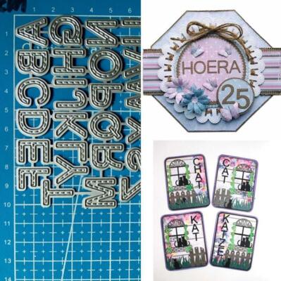 Buchstabe Stanzformen Metall Cutting Dies Scrapbooking Stanzschablonen Stencils