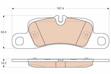 Plaquette de frein Porsche CAYENNE