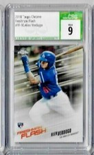 2018 Topps Chrome Alex Verdugo Freshman Flash CSG 9