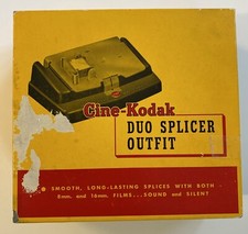 Vintage Cine-Kodak Duo Splicer Outfit for Splicing 8 mm 16 mm Films, No Brush