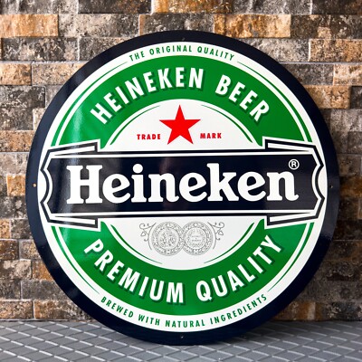 Vintage Heineken Beer Premium Quality Heavy Metal Sign - 