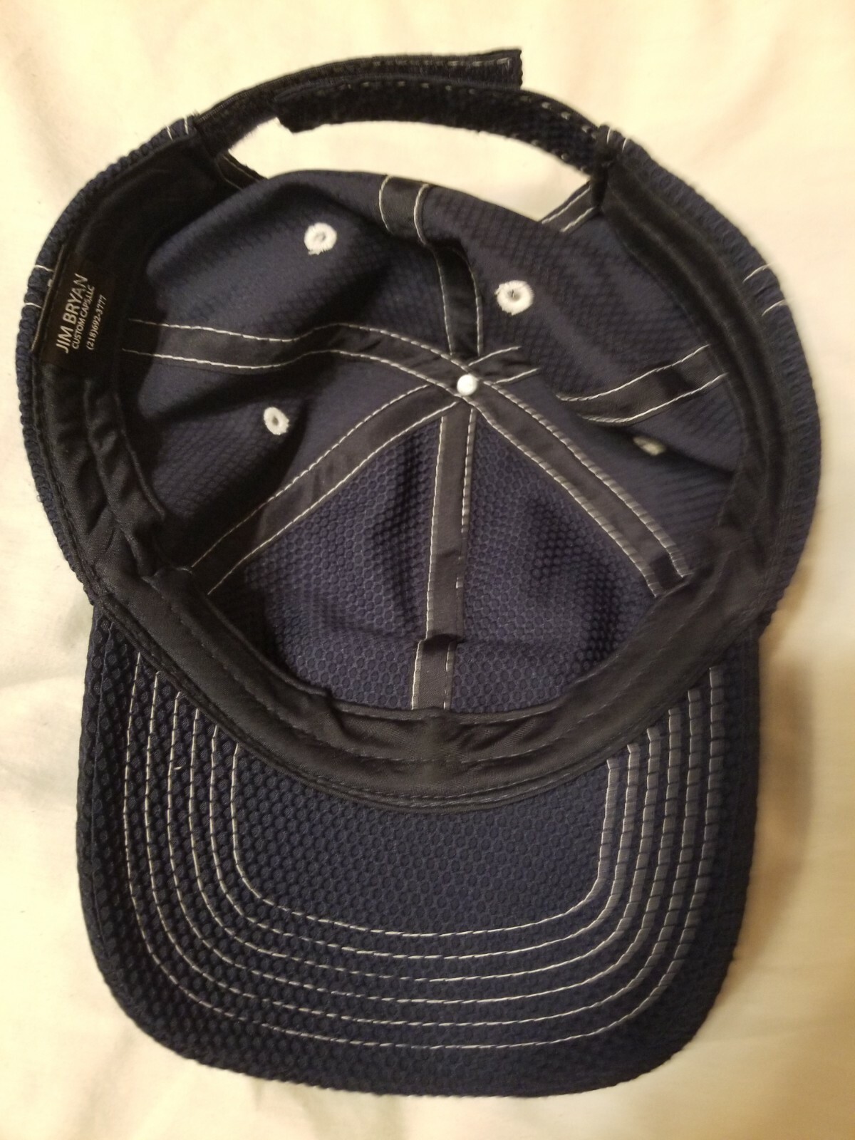Hat hook loop adjustable back new blue viafield d… - image 2
