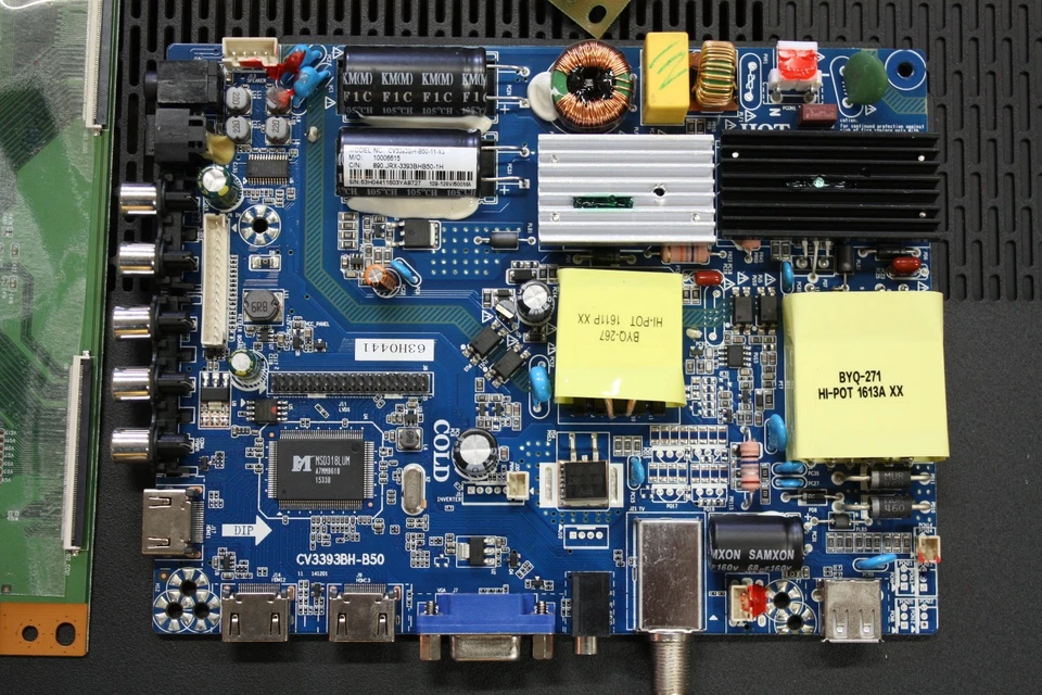 Sansui SLED5515W Complete LED TV Board Set Repair Parts Kit NEW - Imagem 2 de 4