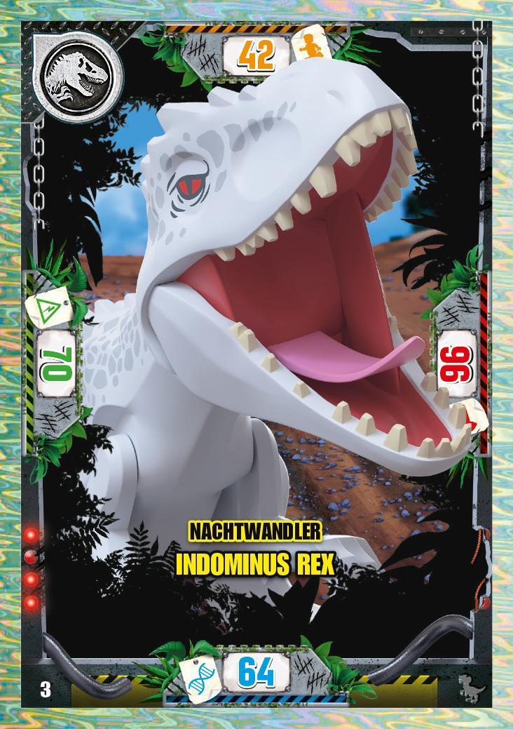 LEGO Jurassic World Serie 3 Trading Card 3 - Nachtwandler