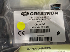New, Crestron, CBL-HD-3, Certified HDMI Interface Cable, 18 Gbps, 3 ft.