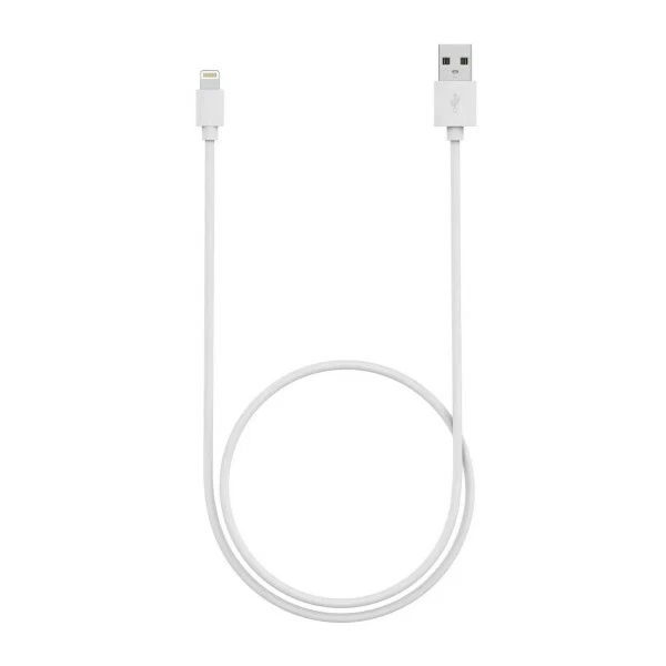 Just Wireless 3ft TPU Compatible w/ Apple Products to USB-A Cable - White NIB - Image 4 of 4