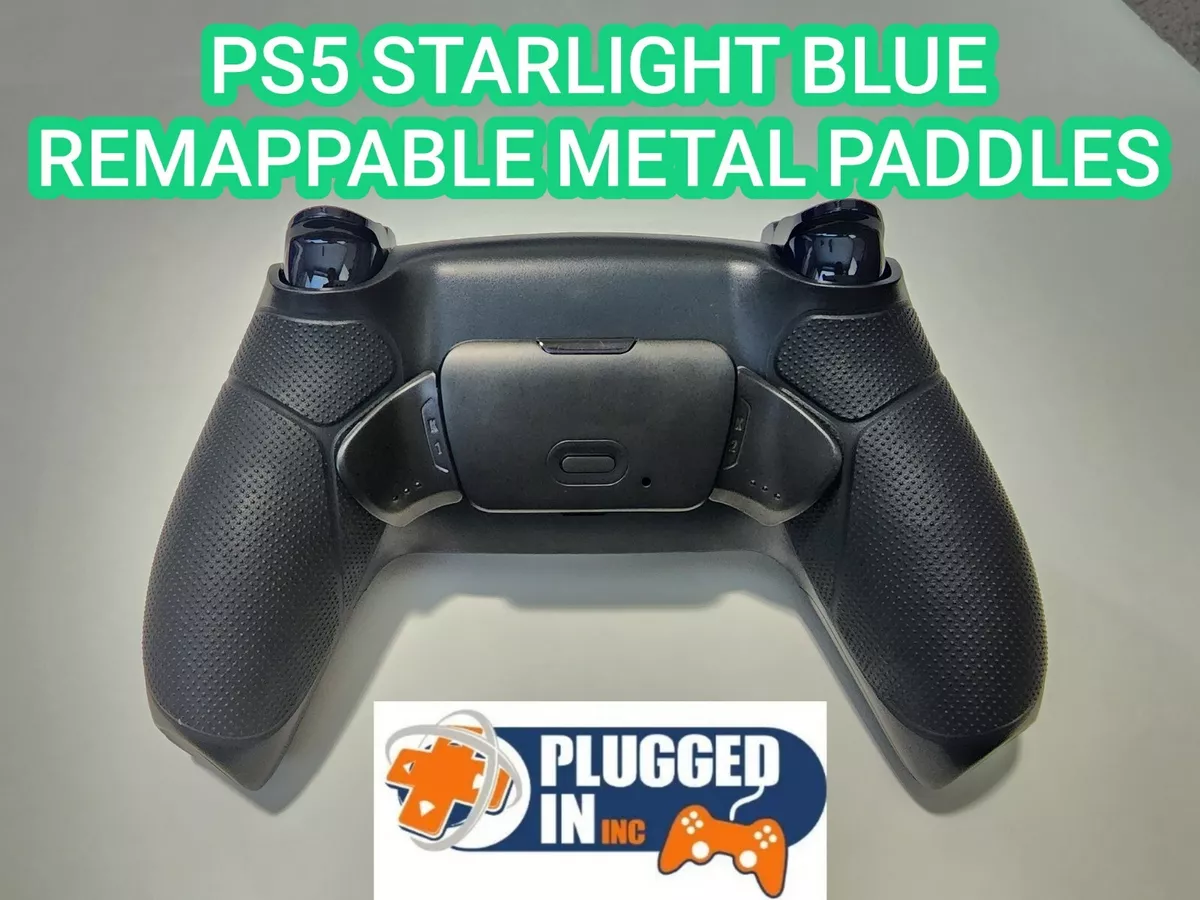 SONY STARLIGHT BLUE PS5 REMAPPABLE METAL PADDLES RMB 2.0 BACK GRIP  CONTROLLER