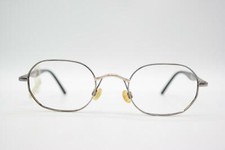 Vintage Cerruti 1881 C1430 Silver Gold Black Oval Glasses Frame NOS