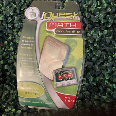 Leap Frog iQuest Math Grades 6-8 Cartridge