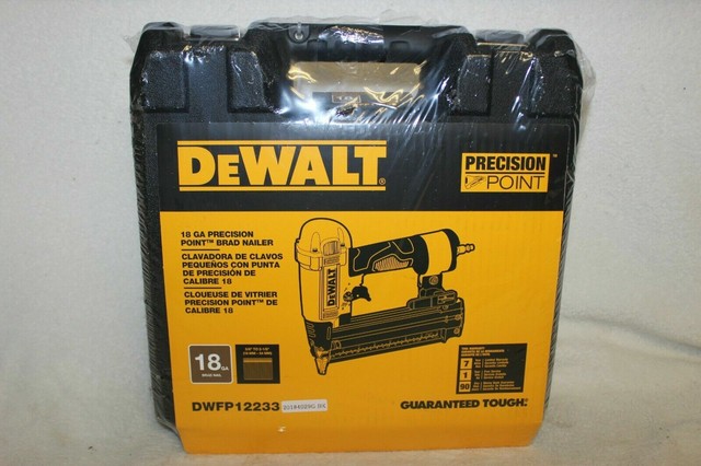 DEWALT DWFP12233 18-Gauge Precision Point Pneumatic Brad Nailer for sale online | eBay