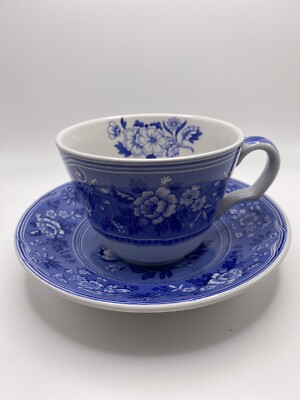 SPODE Blue Room Collection Georgian Series “Botanical” Tea Cup 