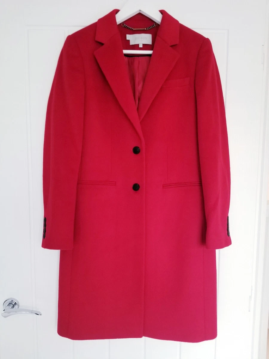 Hobbs red store tilda coat