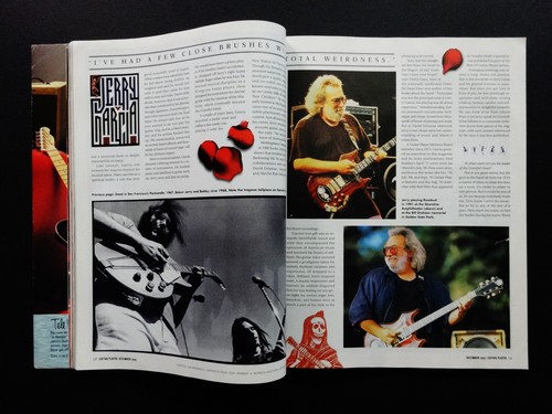 Grateful Dead Jerry Garcia Guitar Player Magazine 1995 December JG Cover Photo - Picture 6 of 12