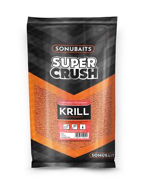 2kg SONUBAITS SUPER CRUSH KRILL Feederfutter Matchfutter Angelfutter Fischfutter