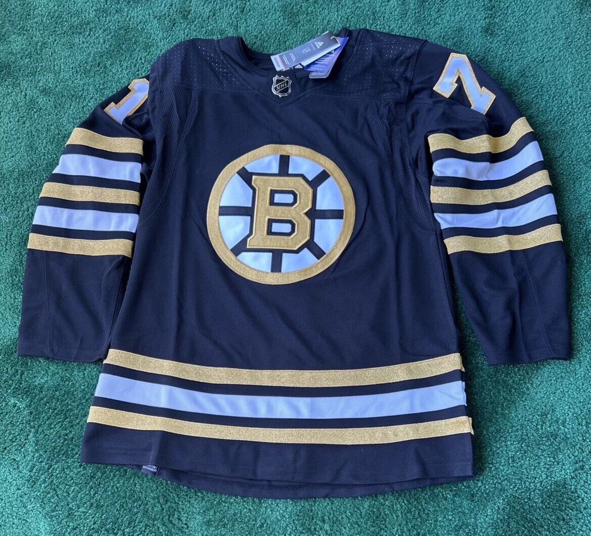 Adidas Boston Bruins Hockey Jersey Size 46 Black Gold Taylor Hall