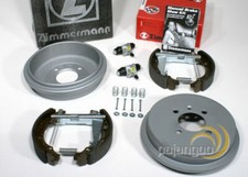 Für Vw Lupo - Zimmermann Bremstrommeln Bremsbacken Kit vormontiert für hinten