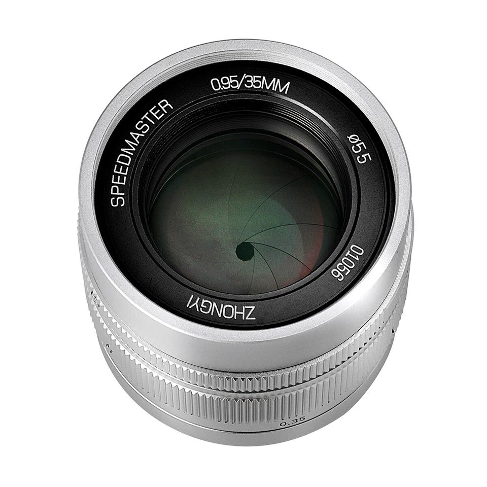 ZhongYi Mitakon SPEEDMASTER 35mm F0.95 II for Fujifilm X mount camera =Silver= - Image 3 of 4