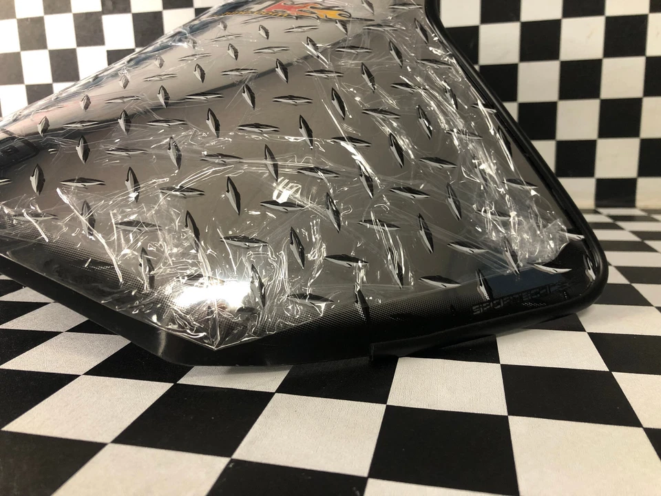 Parabrisas Ski-Doo Rev Cobra 2003-2008 cromado deportivo mosquitera diamante *NUEVO* Foto 4 de 4