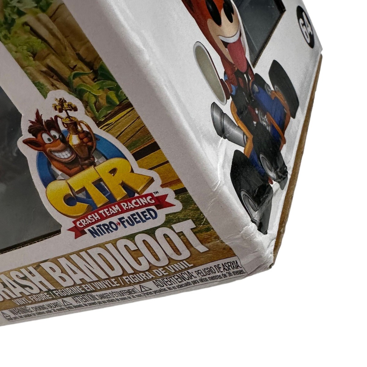 Funko Pop! Rides CTR Team Racing 64 Crash Bandicoot Vinyl Toy