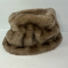 Winter Vintage hat Union made in USA, fake fur in great condition