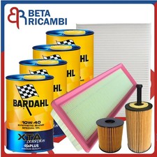 Kit Tagliando Citroen C3 I C2 1.1 Benzina 1.4 BiFuel Filtri 4 Olio 10W40 Bardahl