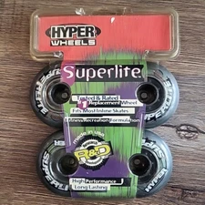HYPER WHEELS SUPERLITE INLINE REPLACEMENT WHEELS Vintage 78A 82A 85A NEW 1995