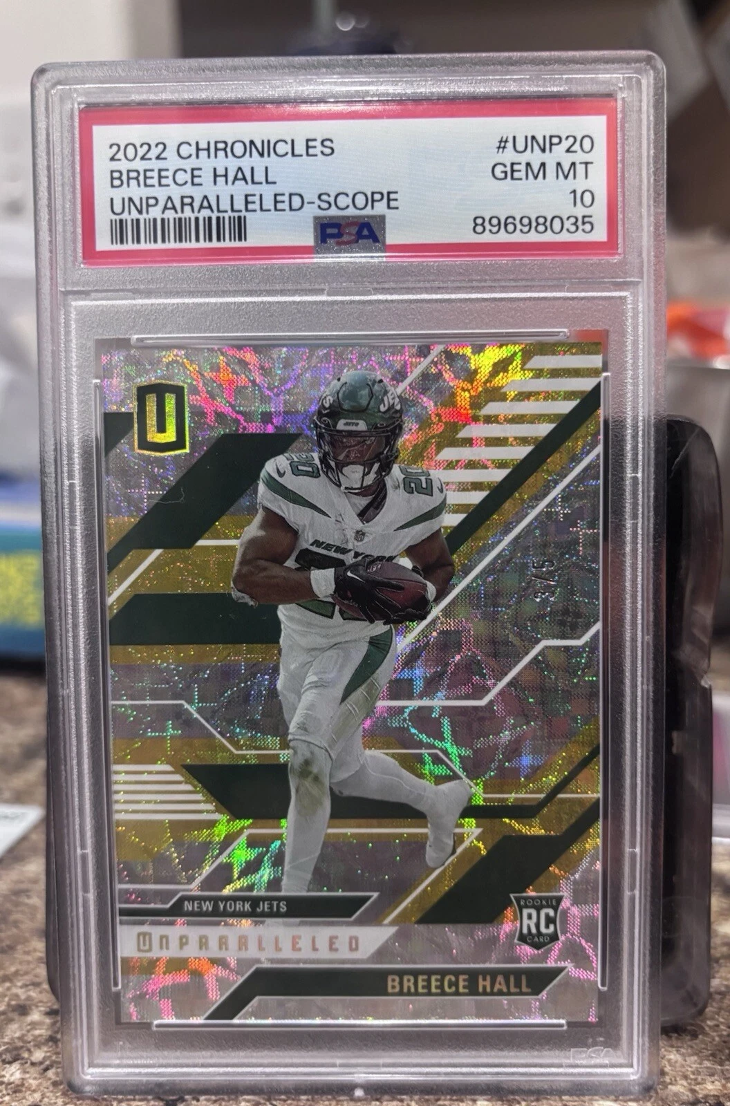 Breece Hall Panini Chronicles Unparalleled #UNP20 Scope