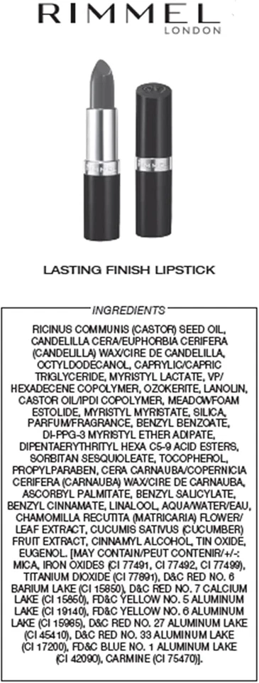 London Lasting Finish Long-Lasting Lipstick, 210 Coral in Gold, 4 G - Image 4 of 4