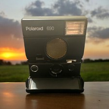 Polaroid 690 Point  Shoot Instant Film Camera from Japan. Tested 