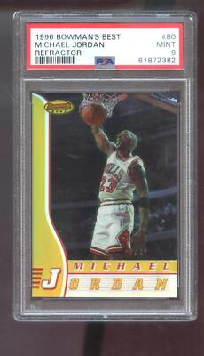 その他 PSA9 Bowman's Best Ref Michael Jordan 1996-97 Bowman's Best #80 Michael Jordan REFRACTOR PSA 9