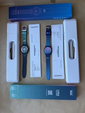 Deux Montres Swatch Volontaire & Organisateur Version Jeux Olympiques Paris 2024