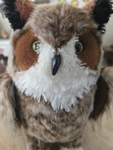 Peluche de 10 pulgadas Einstein Gran Búho Cornudo de Douglas 3838 - Imagen 6 de 8