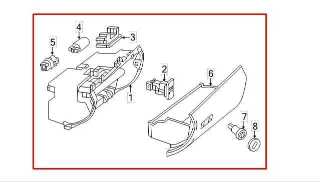 2010-2012 Mercedes-Benz E350 Sport 4MATIC Glove Box Storage Compartment - Image 2 of 4