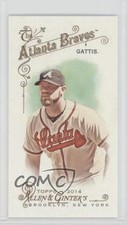 2014 Topps Allen & Ginter's Mini Flag Back 15/25 Evan Gattis #219 3f5