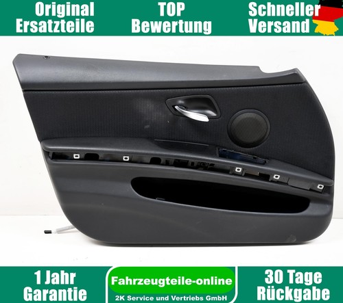 BMW 3er E90 LCI 9167789 Türverkleidung Türpappe Vorn links