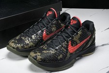 NK Zoom Kobe 6 Protro Italian Camo FQ3546-001 Men's Size 6.5-13