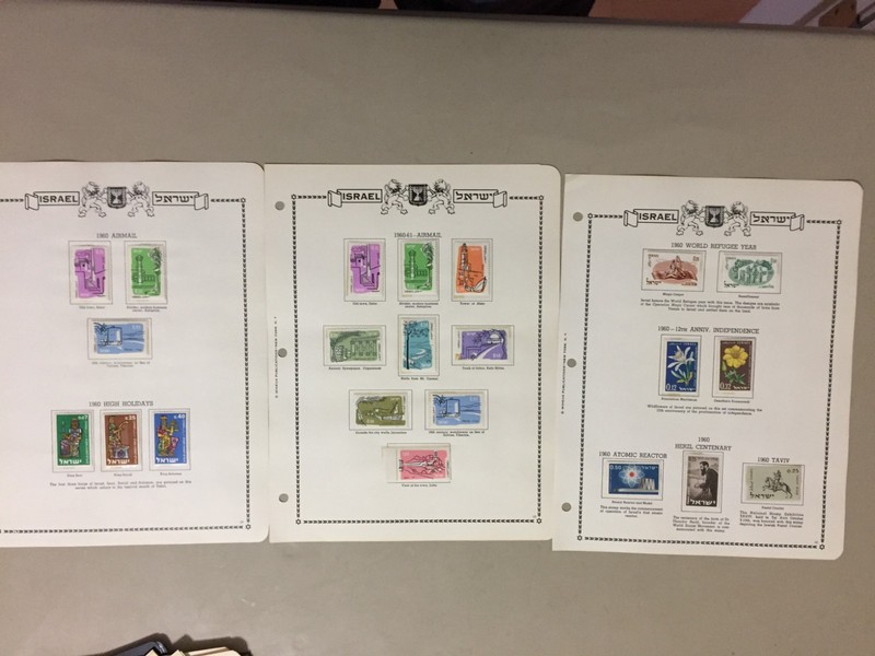 twenty two '60 Israel MNH stamps